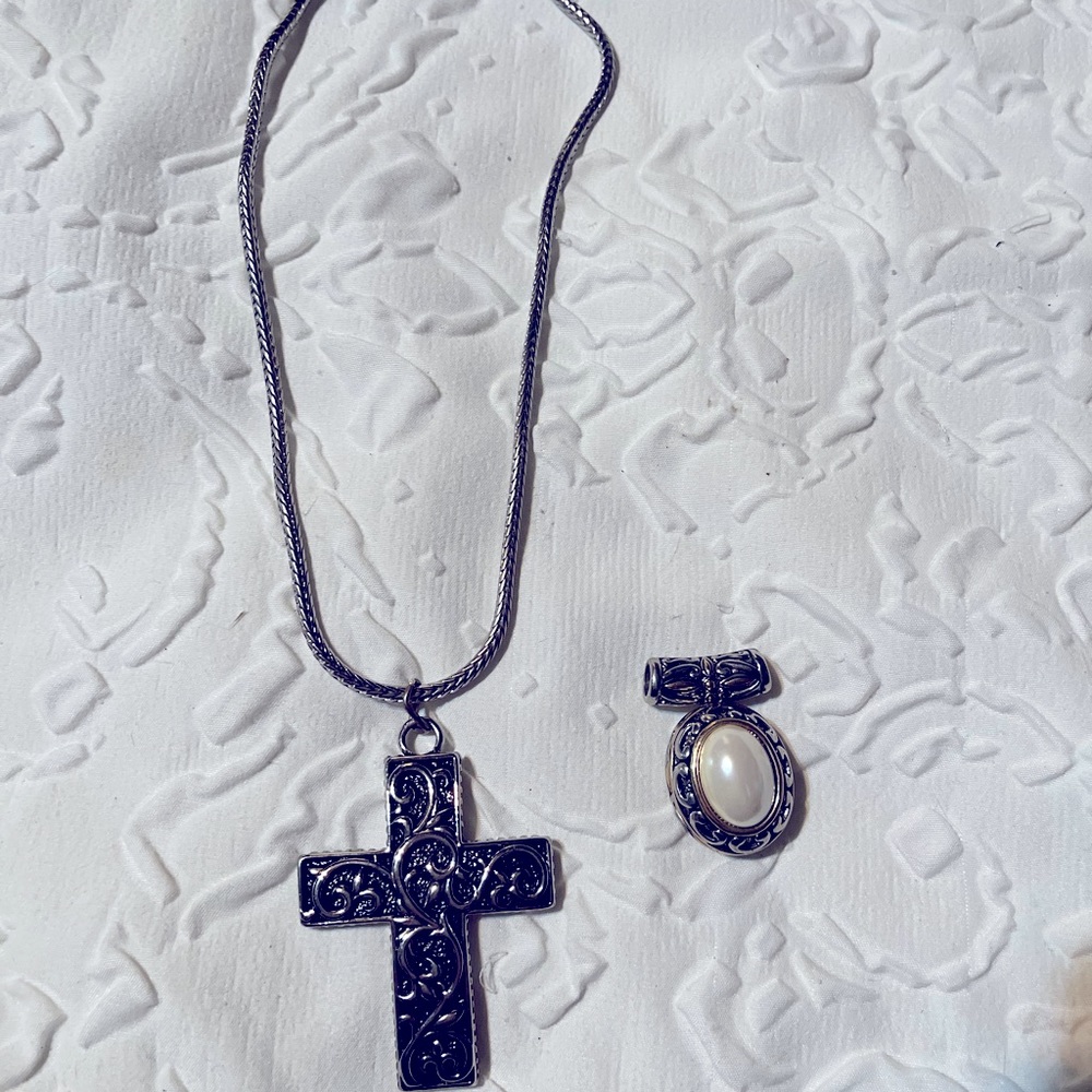 Womens Necklace with two pendants